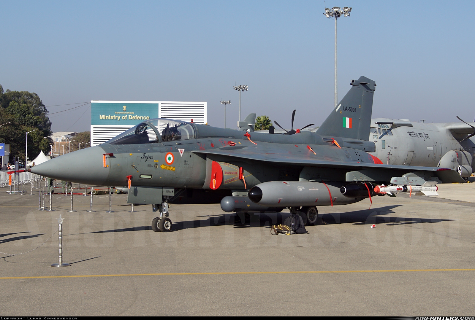 India - Air Force Hindustan Aeronautics Limited Tejas Mk.1 LA5001 at Yelahanka (VOYK), India