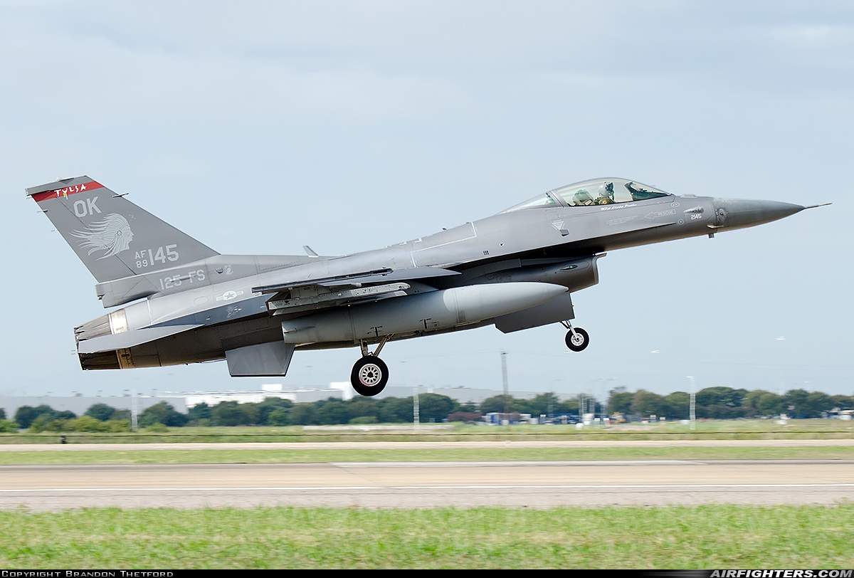 USA - Air Force General Dynamics F-16C Fighting Falcon 89-2145 at Fort Worth - Alliance (AFW / KAFW), USA
