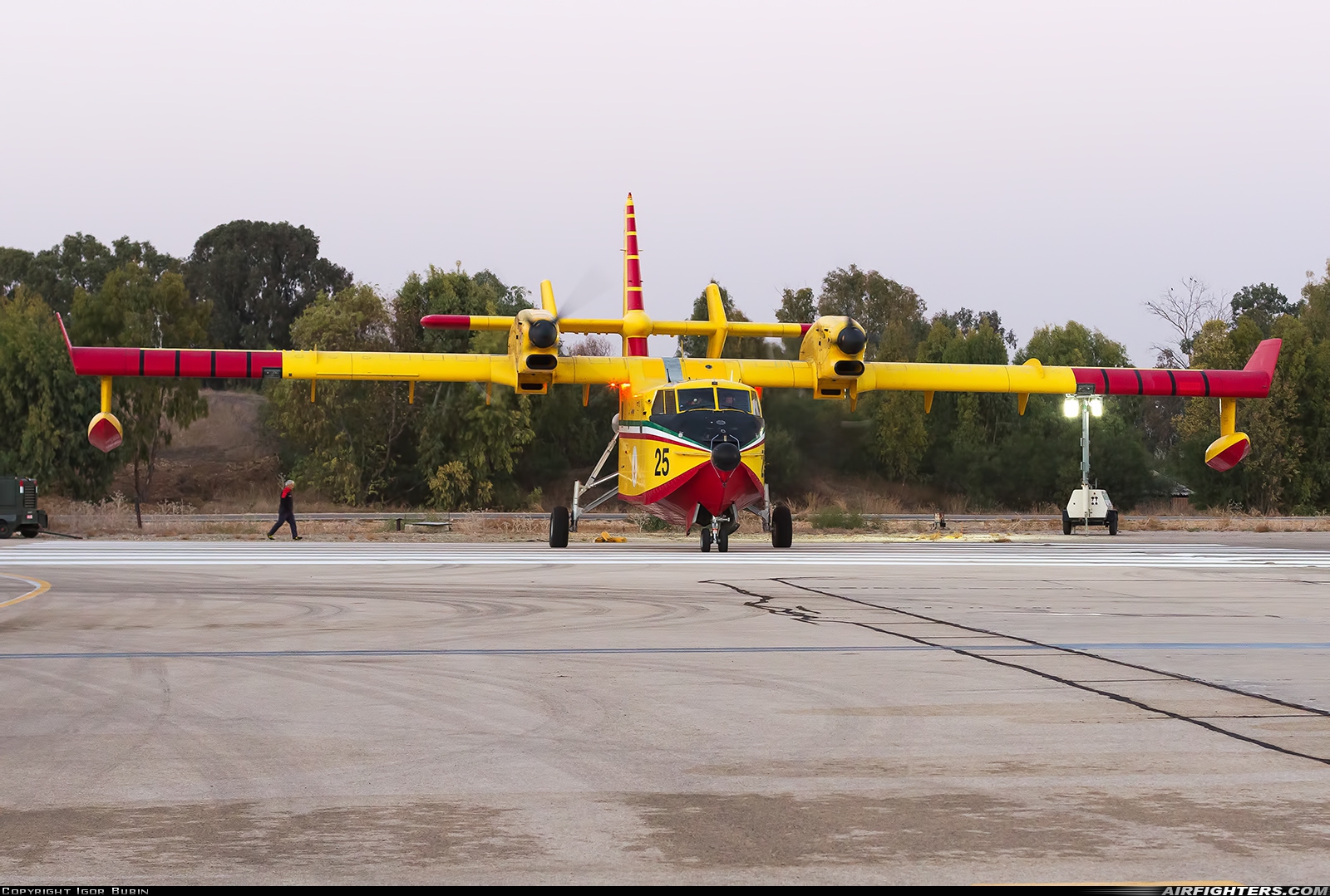 Italy - Vigili del Fuoco Canadair CL-415 I-DPCH at Hatzor AFB (LLHS), Israel