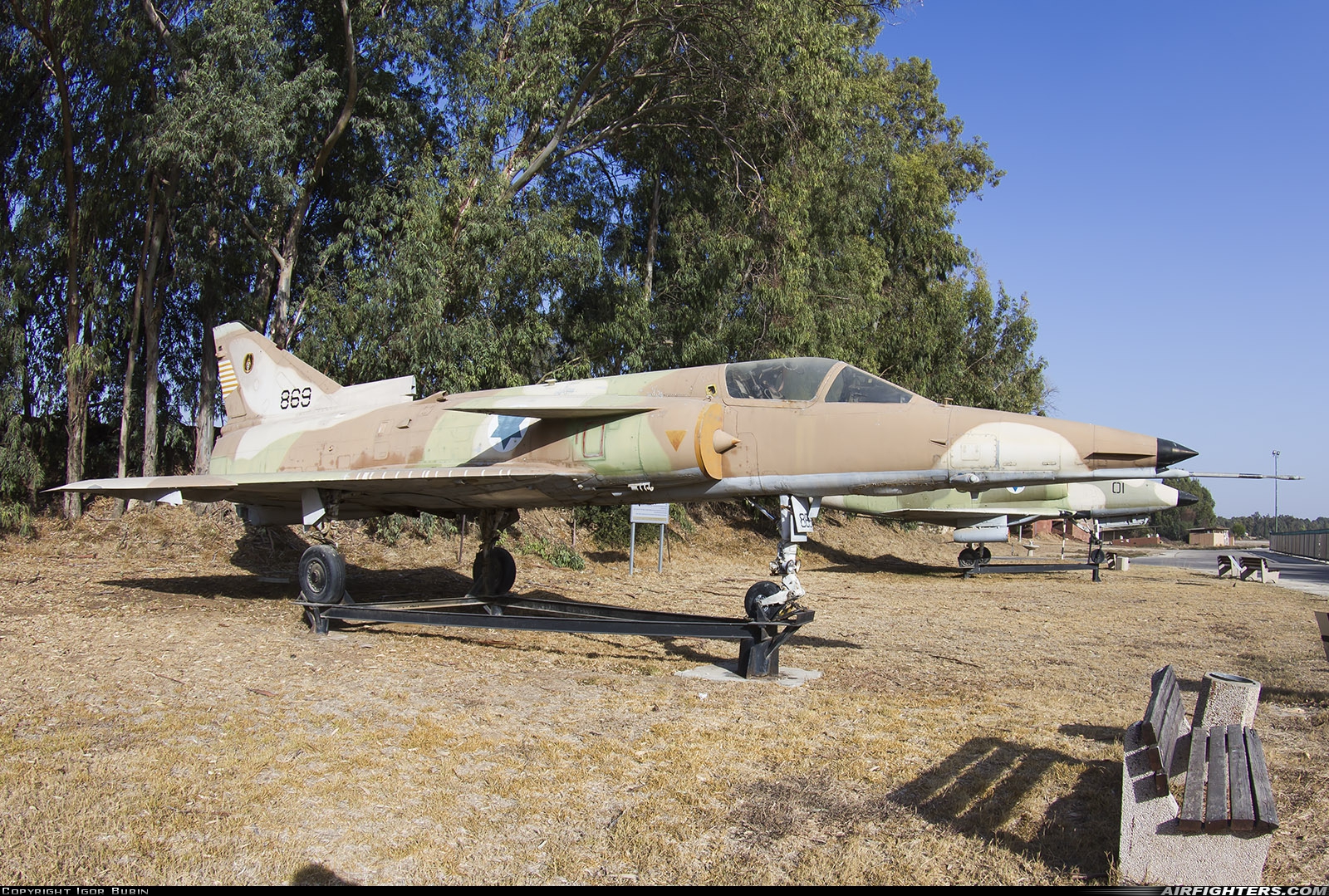 Israel - Air Force Israel IAI Kfir C2 869 at Hatzor AFB (LLHS), Israel