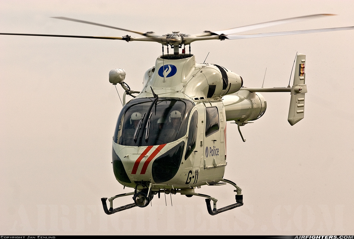Belgium - Police MD Helicopters MD-902 Explorer G-11 at Koksijde (EBFN), Belgium