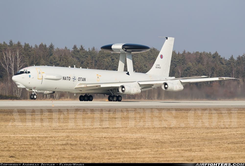 Luxembourg - NATO Boeing E-3A Sentry (707-300) LX-N90450 at Ingolstadt - Manching (ETSI), Germany