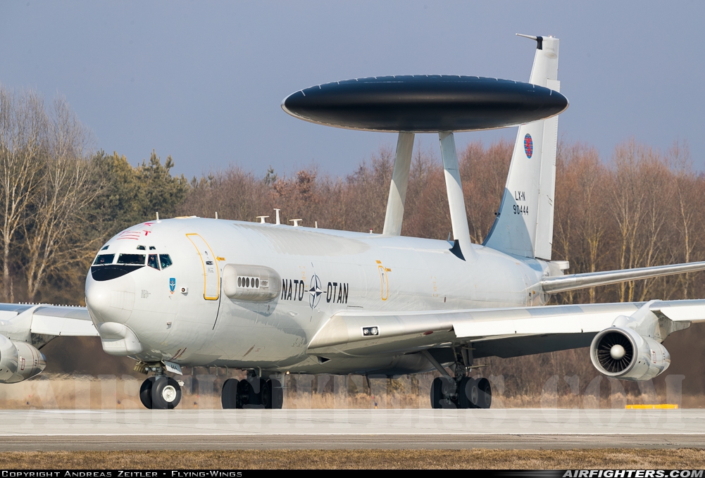 Luxembourg - NATO Boeing E-3A Sentry (707-300) LX-N90444 at Ingolstadt - Manching (ETSI), Germany