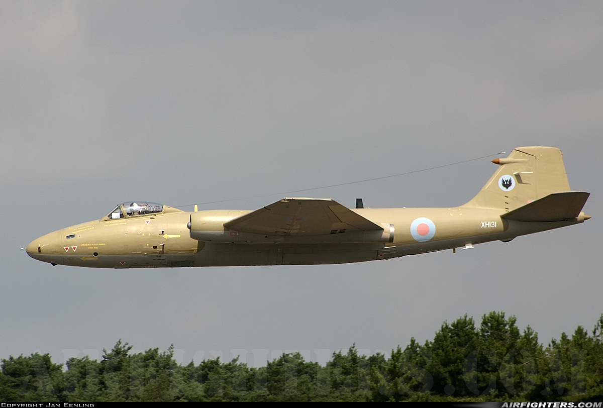UK - Air Force English Electric Canberra PR9 XH131 at Kleine Brogel (EBBL), Belgium