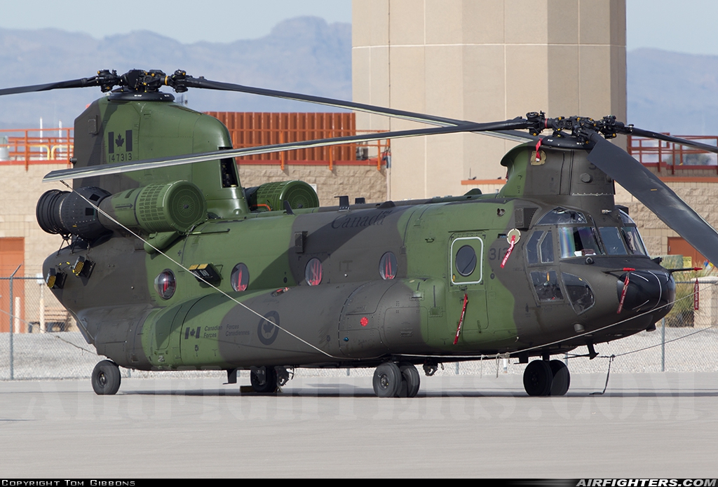 Canada - Air Force Boeing Vertol CH-47F Chinook 147313 at Las Vegas - North Las Vegas (VGT), USA