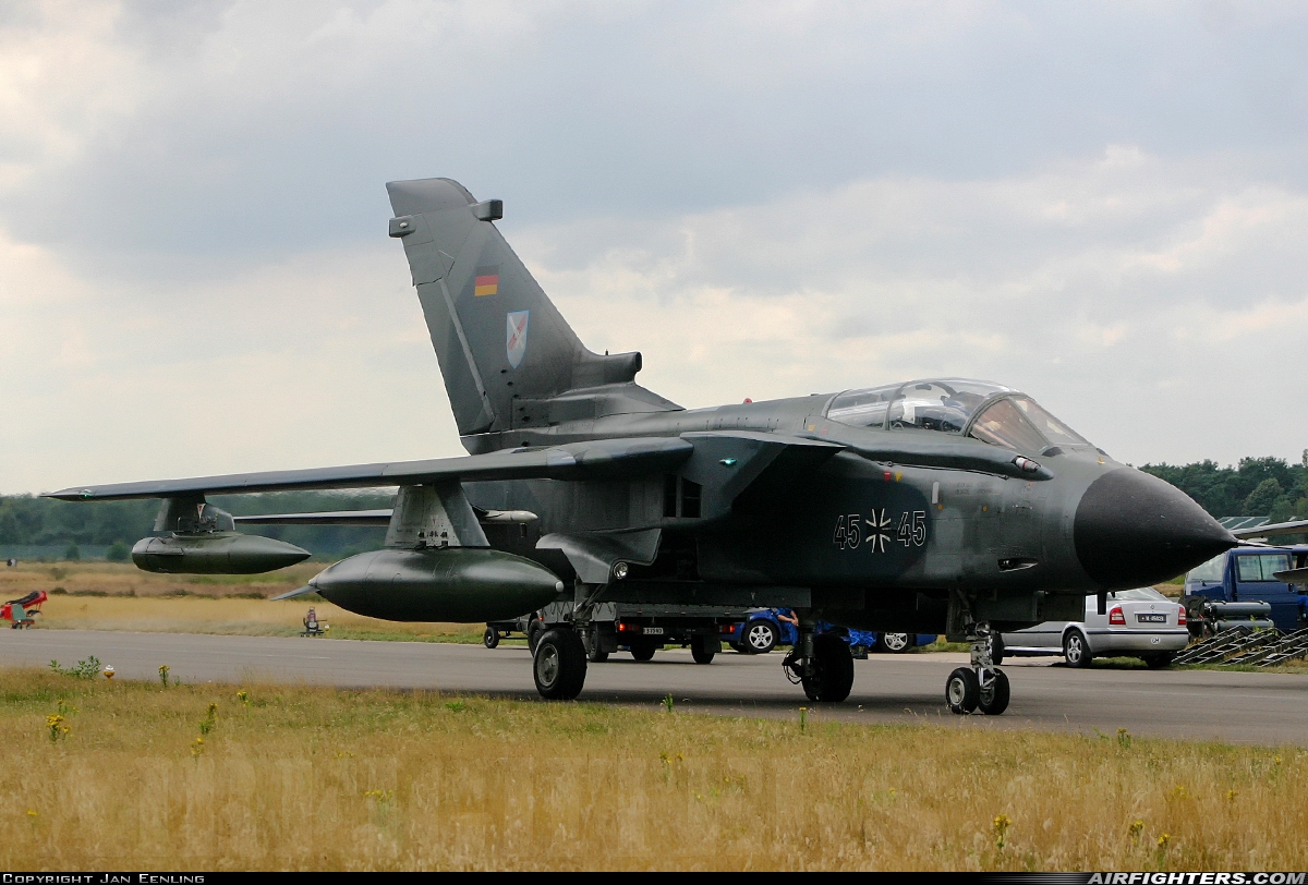 Germany - Air Force Panavia Tornado IDS 45+45 at Kleine Brogel (EBBL), Belgium