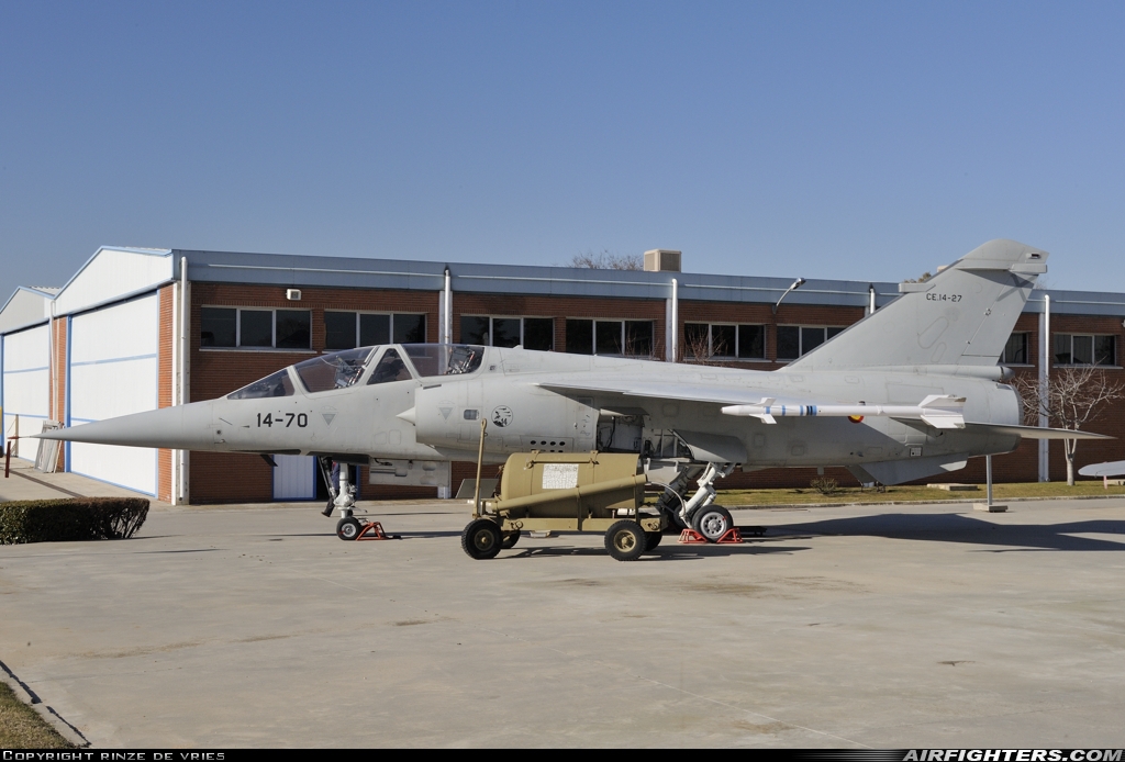 Spain - Air Force Dassault Mirage F1BM CE.14-27 at Madrid - Cuatro Vientos (LECU / LEVS), Spain