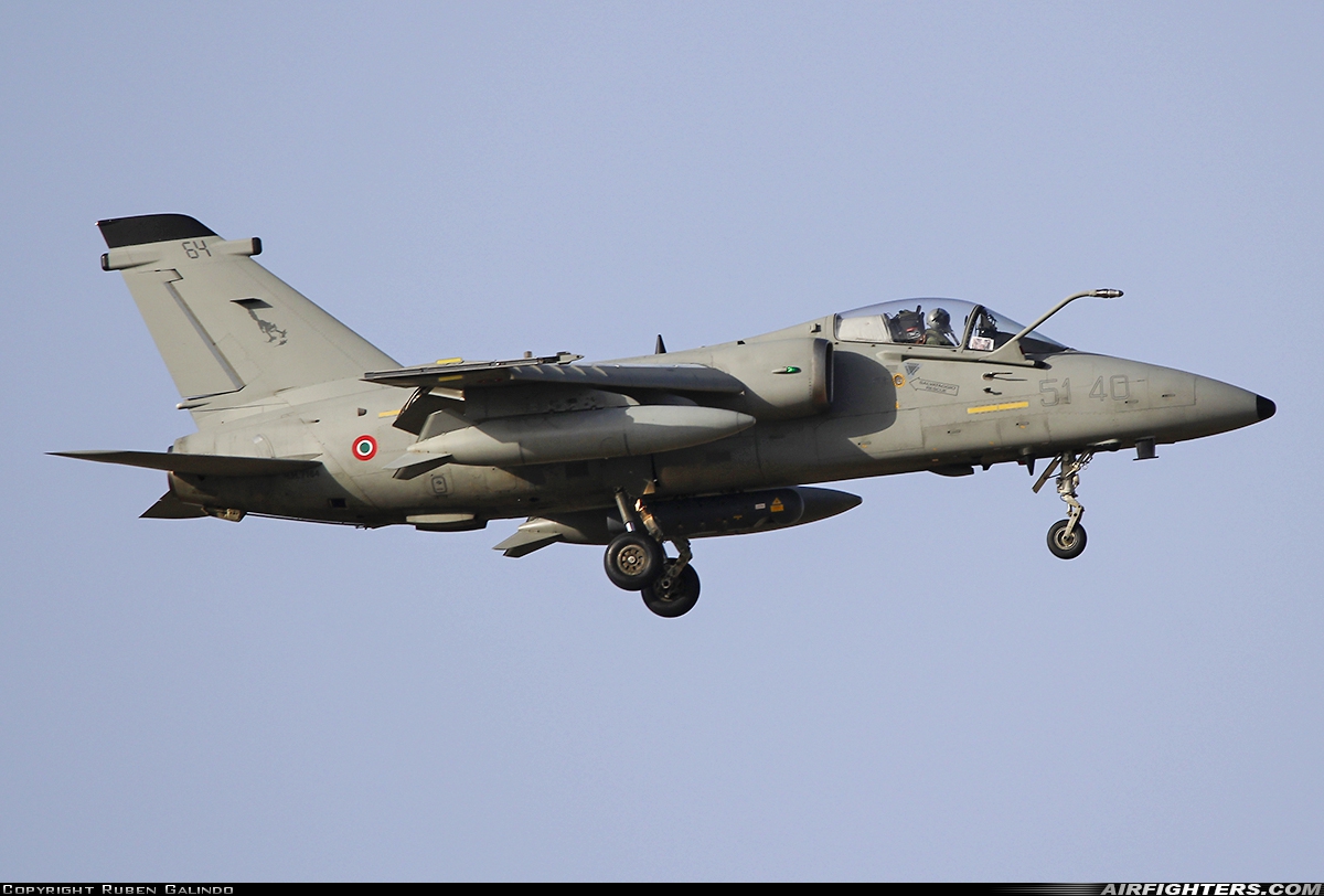 Italy - Air Force AMX International AMX  ACOL MM7164 at Albacete (- Los Llanos) (LEAB), Spain