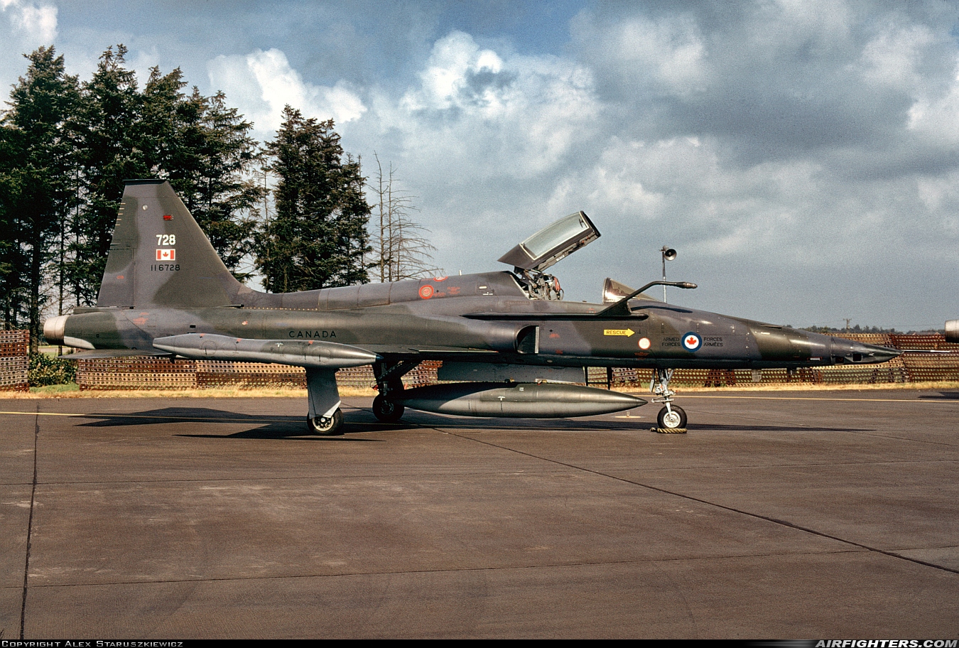 Canada - Air Force Canadair CF-5A (CL-219) 116728 at Leck (EDXK), Germany