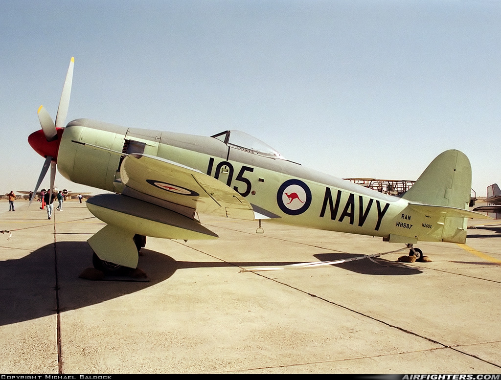 Private Hawker Sea Fury FB11 N260X at Fairfield - Travis AFB (SUU / KSUU), USA