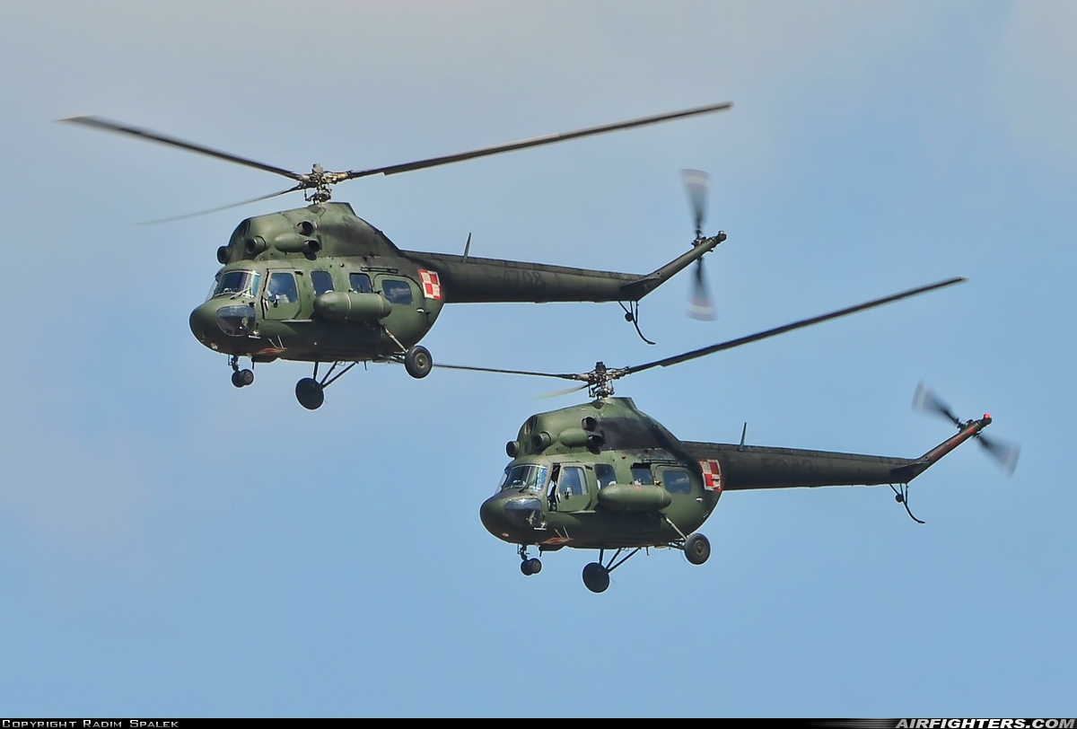 Poland - Air Force Mil Mi-2P 4708 at Radom - Sadkow (EPRA), Poland