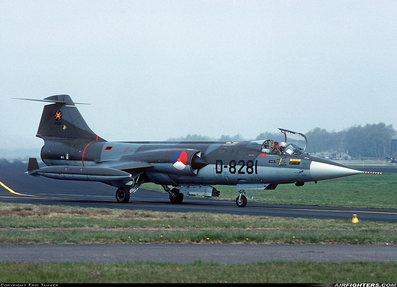 Netherlands - Air Force Lockheed F-104G Starfighter D-8281 at Utrecht - Soesterberg (UTC / EHSB), Netherlands