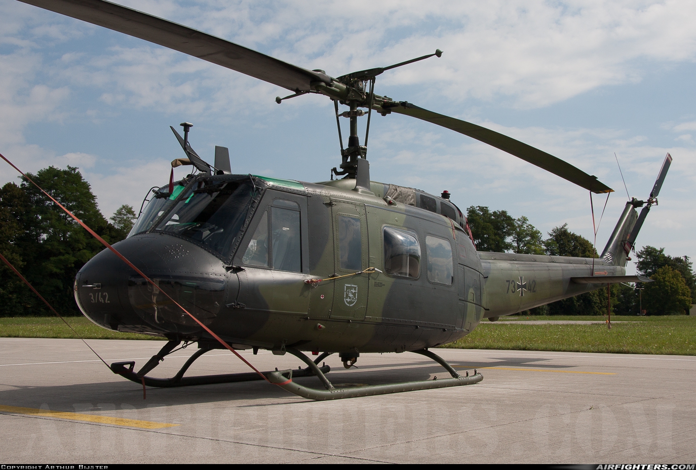 Germany - Army Bell UH-1D Iroquois (205) 73+42 at Landsberg-Penzing (ETSA), Germany