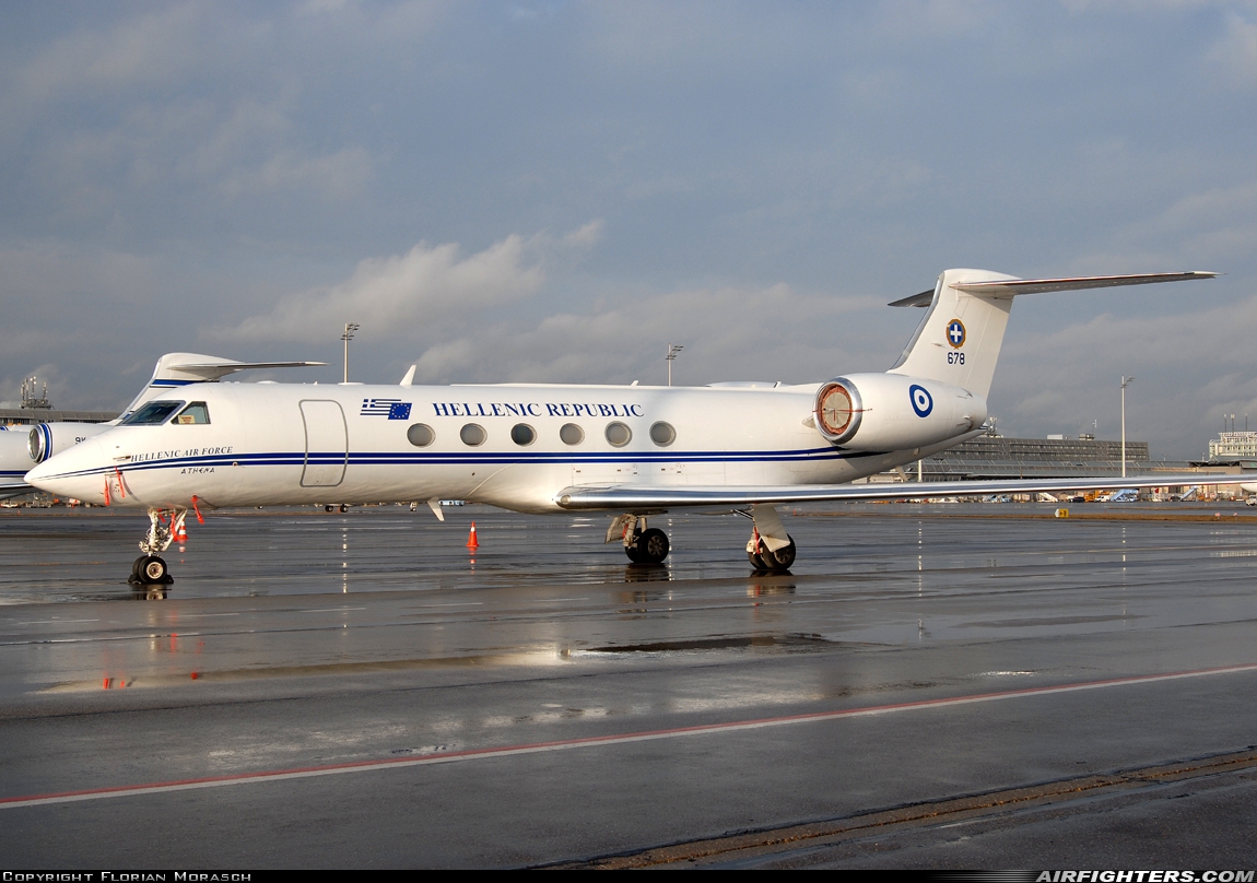 Greece - Air Force Gulfstream Aerospace G-550 (G-V-SP) 678 at Munich (- Franz Josef Strauss) (MUC / EDDM), Germany