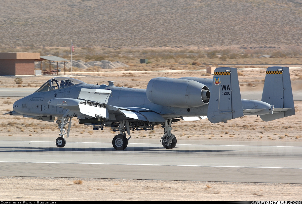 USA - Air Force Fairchild A-10C Thunderbolt II 80-0200 at Las Vegas - Nellis AFB (LSV / KLSV), USA