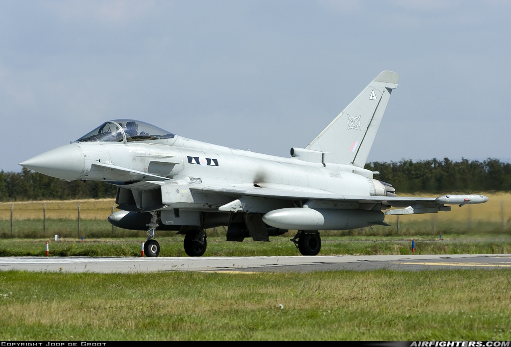 UK - Air Force Eurofighter Typhoon FGR4 ZK300 at Lossiemouth (LMO / EGQS), UK