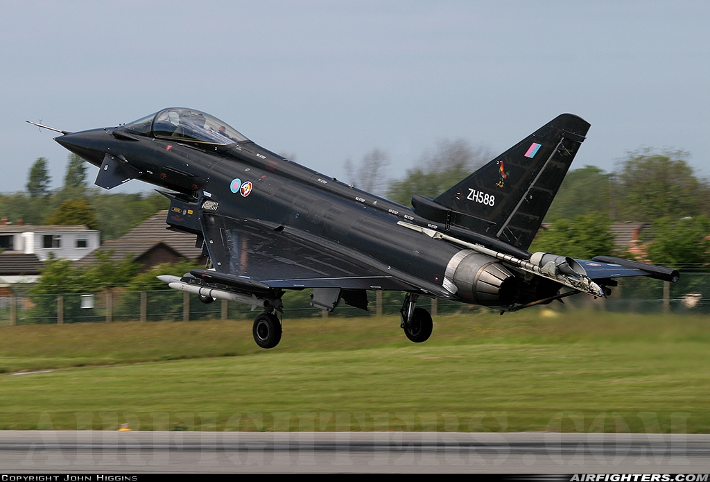 Company Owned - BAe Systems Eurofighter Typhoon F2 ZH588 at Warton (EGNO), UK