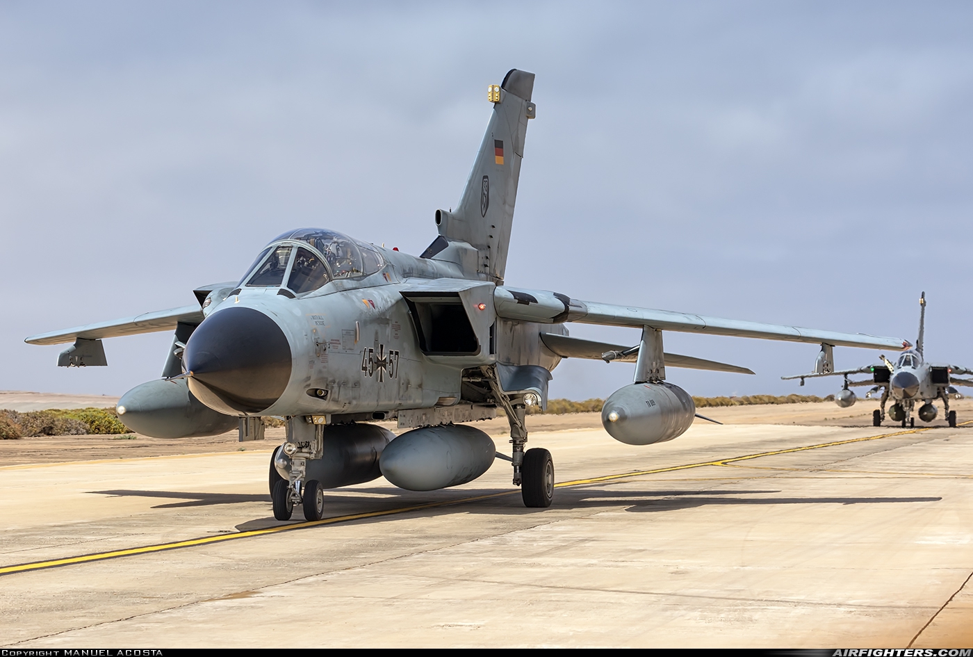 Germany - Air Force Panavia Tornado IDS 45+57 at Gran Canaria (- Las Palmas / Gando) (LPA / GCLP), Spain