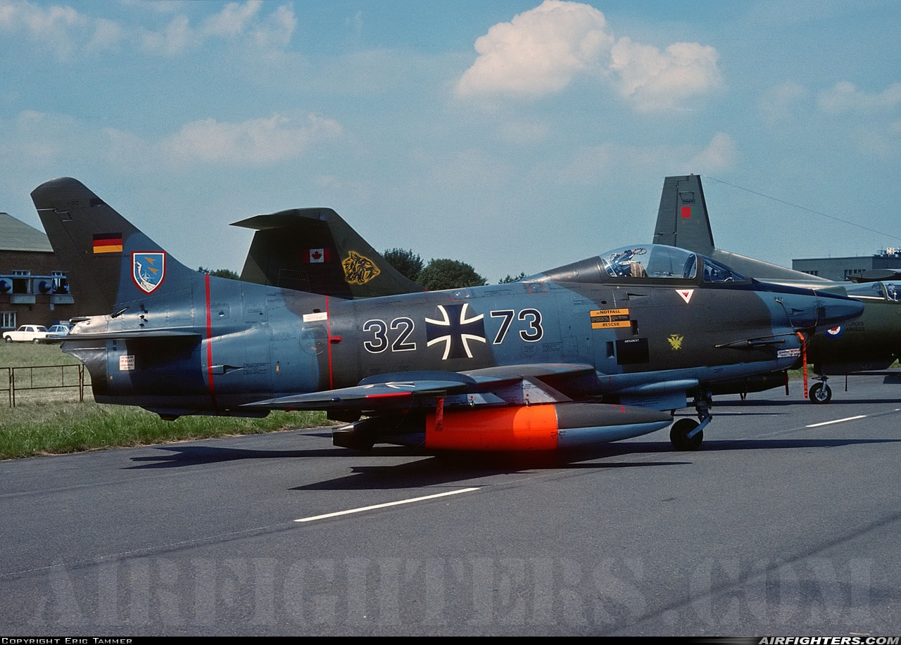Germany - Air Force Fiat G-91R3 32+73 at Cambrai - Epinoy (LFQI), France