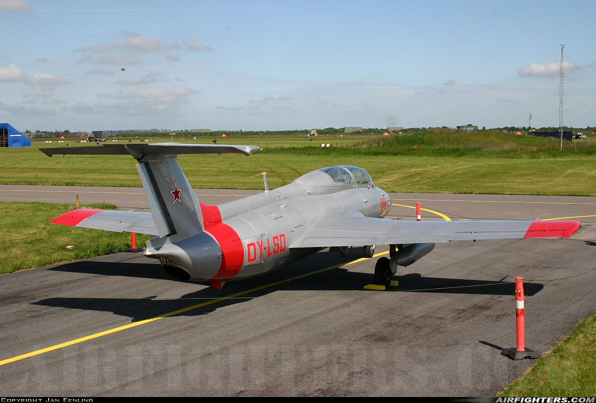 Private Aero L-29 Delfin OY-LSD at Karup (KRP / EKKA), Denmark