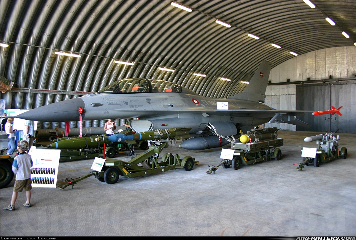 Denmark - Air Force General Dynamics F-16BM Fighting Falcon ET-208 at Skrydstrup (EKSP), Denmark