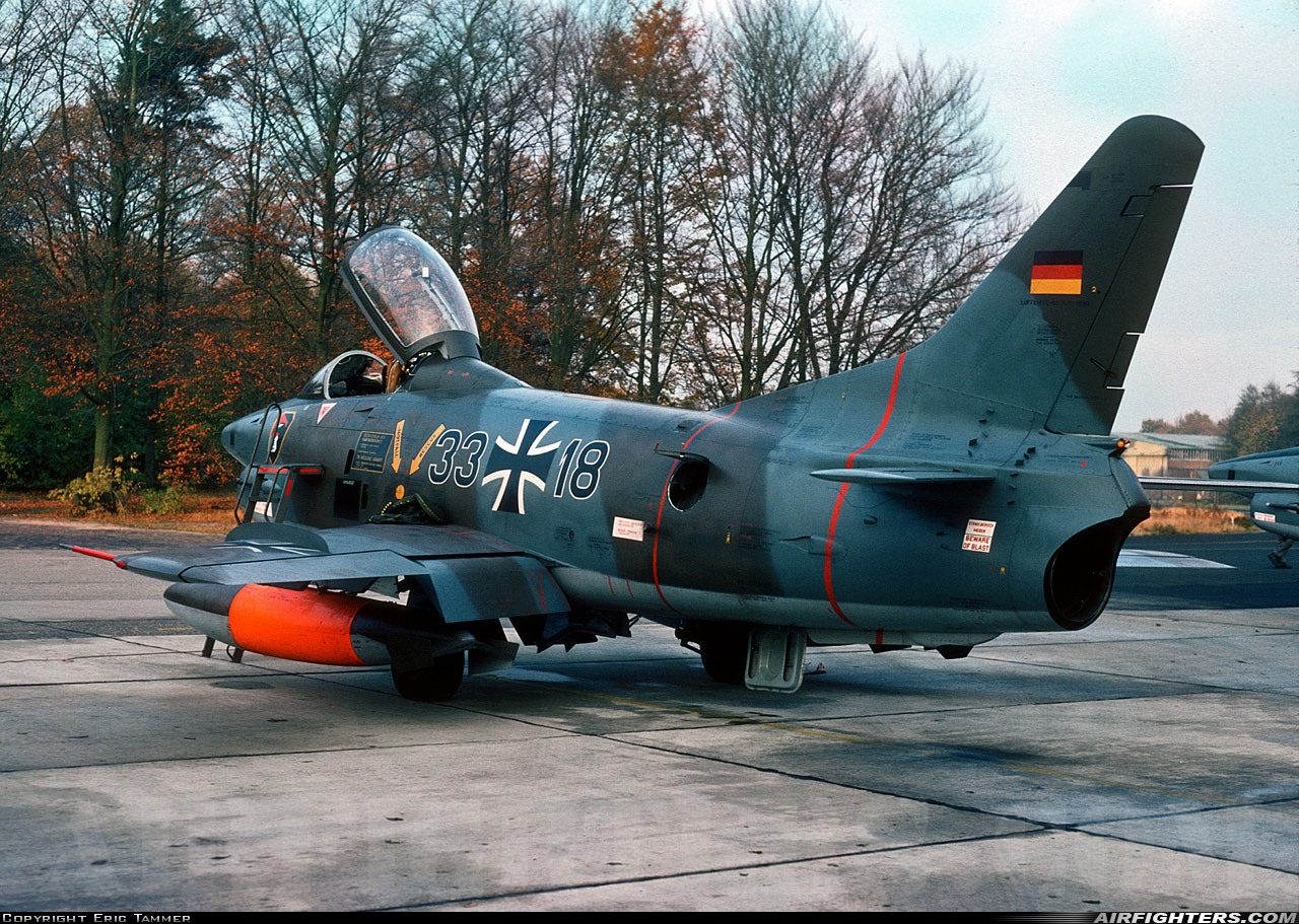 Germany - Air Force Fiat G-91R3 33+18 at Enschede - Twenthe (ENS / EHTW), Netherlands