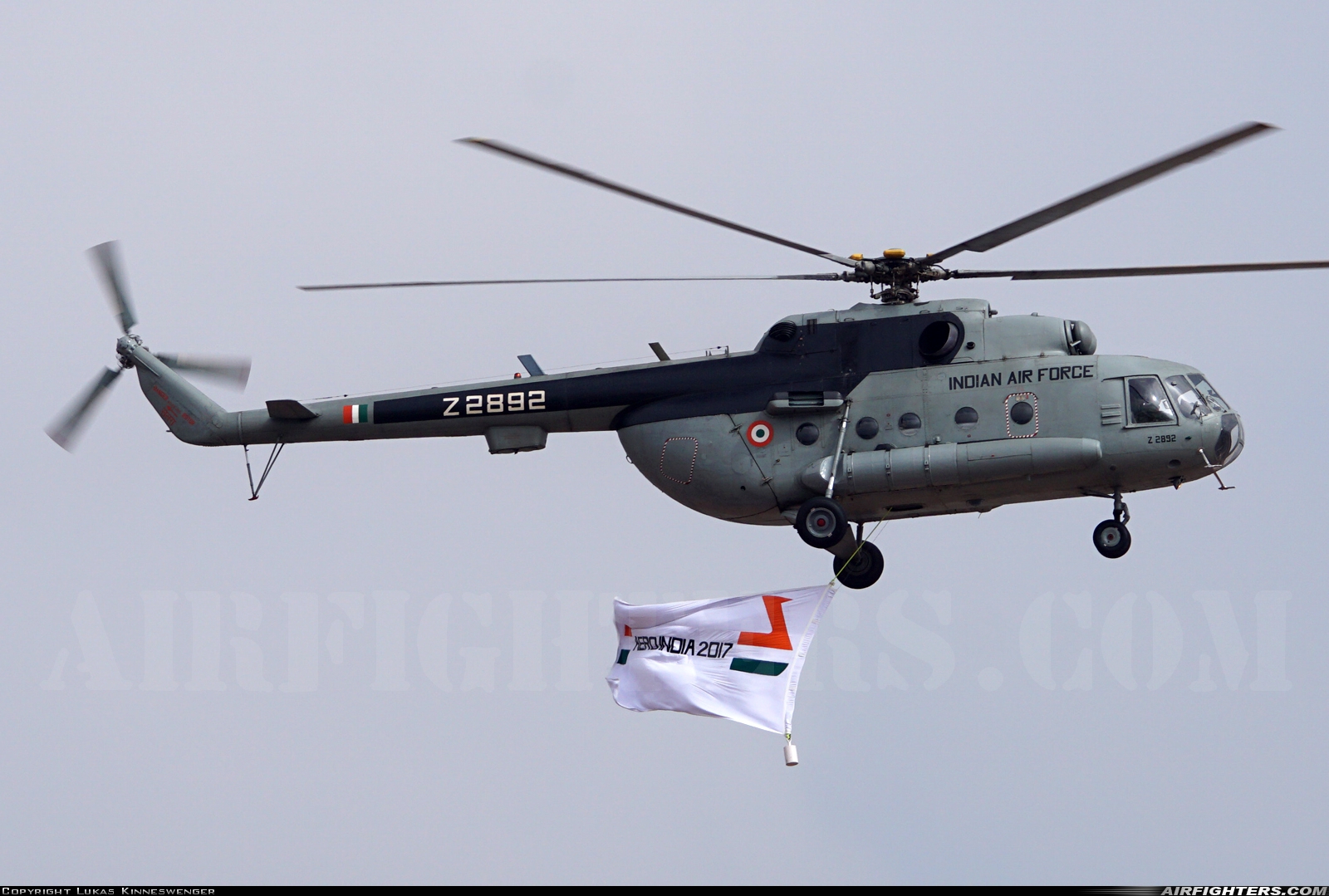 India - Air Force Mil Mi-8T Z2892 at Yelahanka (VOYK), India