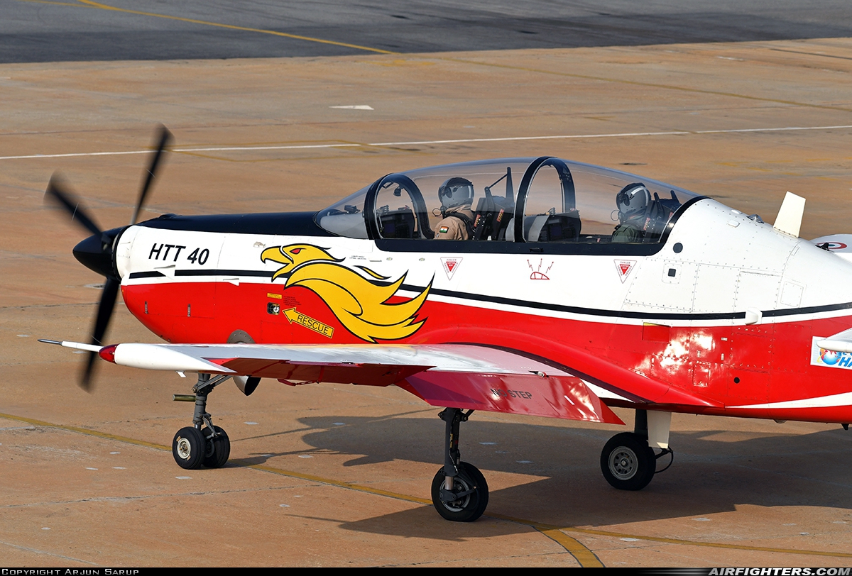 India - Air Force Hindustan Aeronautics Limited HTT-40 TSR001 at Yelahanka (VOYK), India