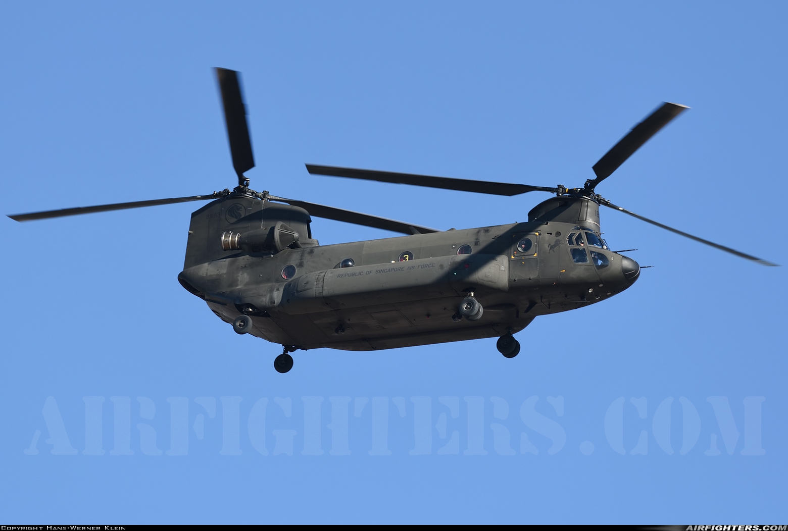 Singapore - Air Force Boeing Vertol CH-47D Chinook 88183 at Las Vegas - Nellis AFB (LSV / KLSV), USA