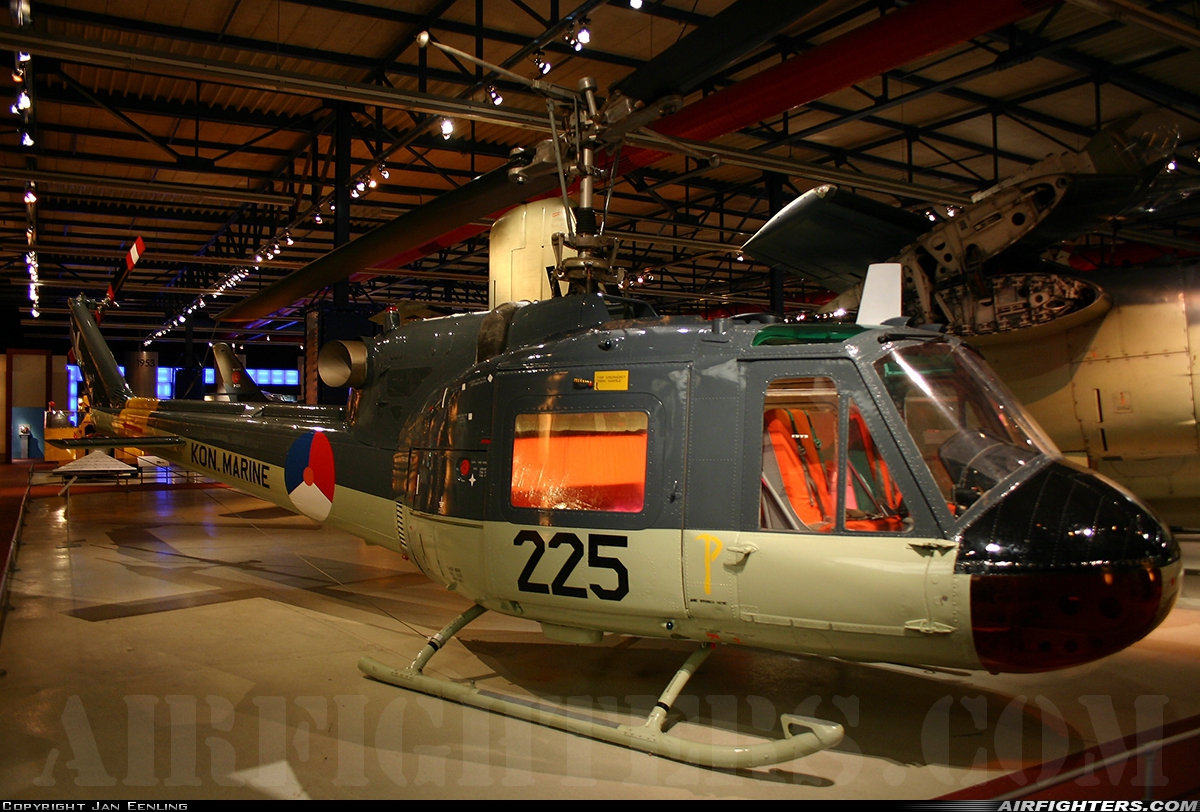 Netherlands - Navy Agusta-Bell (I)UH-1 (AB-204B) 225 at Off-Airport - Kamp Zeist, Netherlands