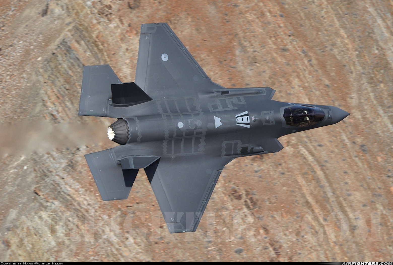 Netherlands - Air Force Lockheed Martin F-35A Lightning II F-002 at Off-Airport - Rainbow Canyon area, USA