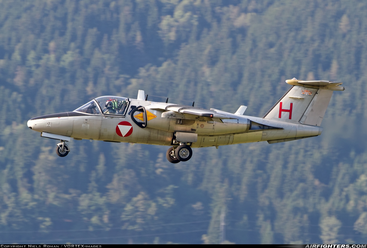 Austria - Air Force Saab 105Oe 1128 at Zeltweg (LOXZ), Austria