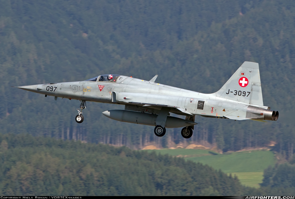 Switzerland - Air Force Northrop F-5E Tiger II J-3097 at Zeltweg (LOXZ), Austria