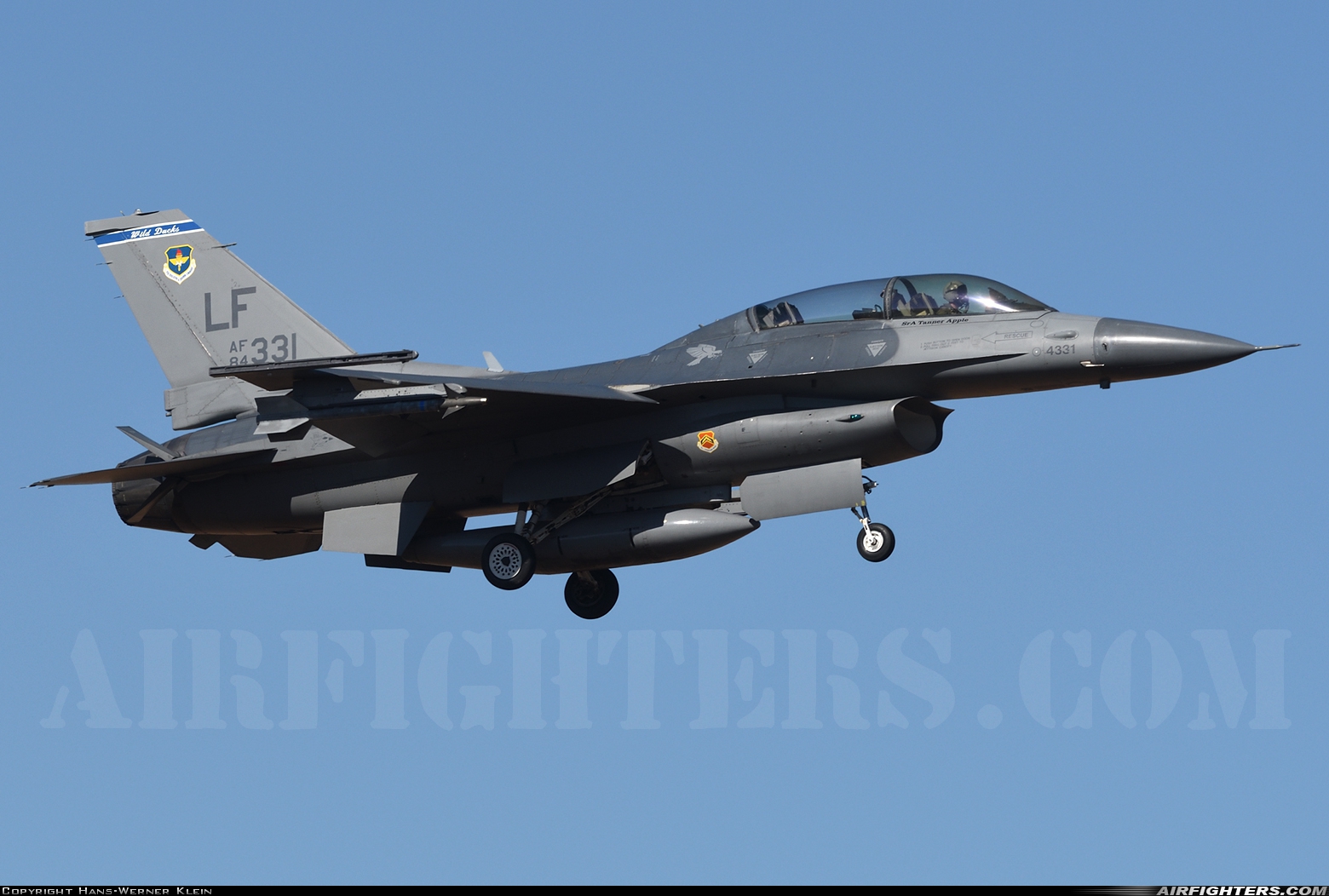 USA - Air Force General Dynamics F-16D Fighting Falcon 84-1331 at Glendale (Phoenix) - Luke AFB (LUF / KLUF), USA