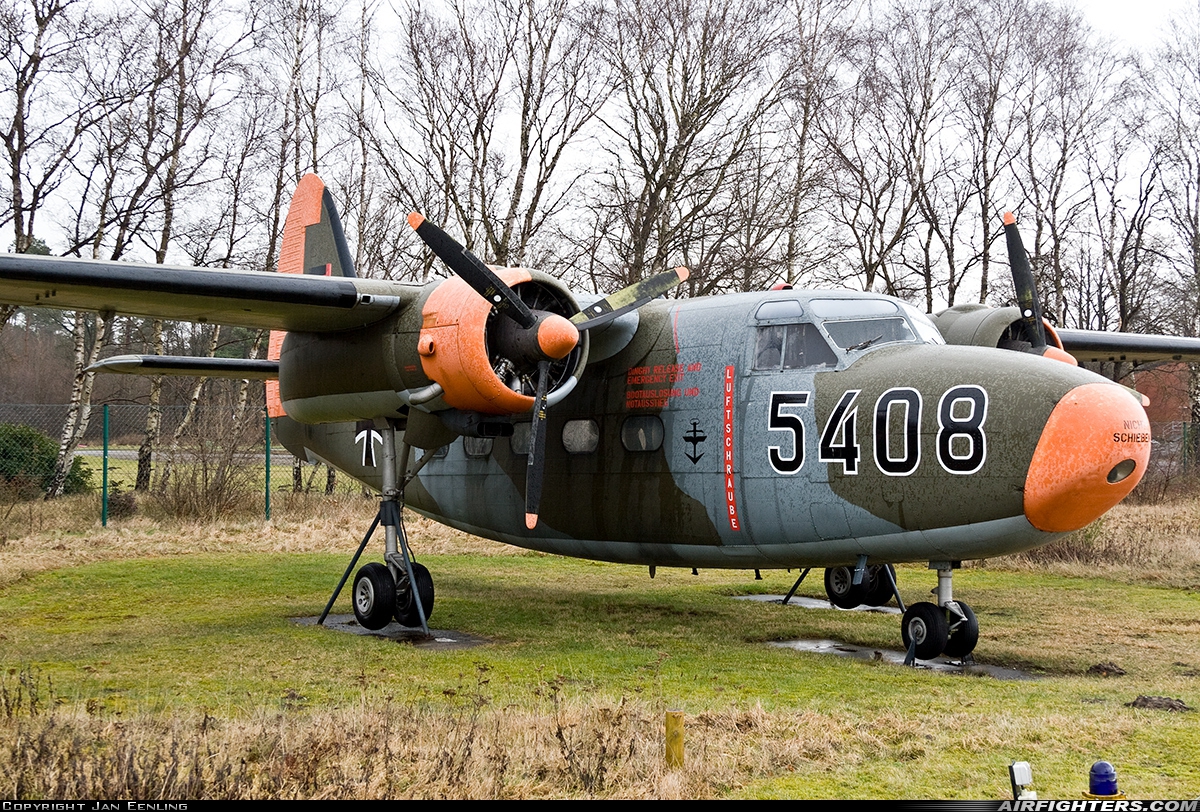 Germany - Air Force Percival P-66 Pembroke C.54 54+08 at Nordholz (- Cuxhaven) (NDZ / ETMN), Germany