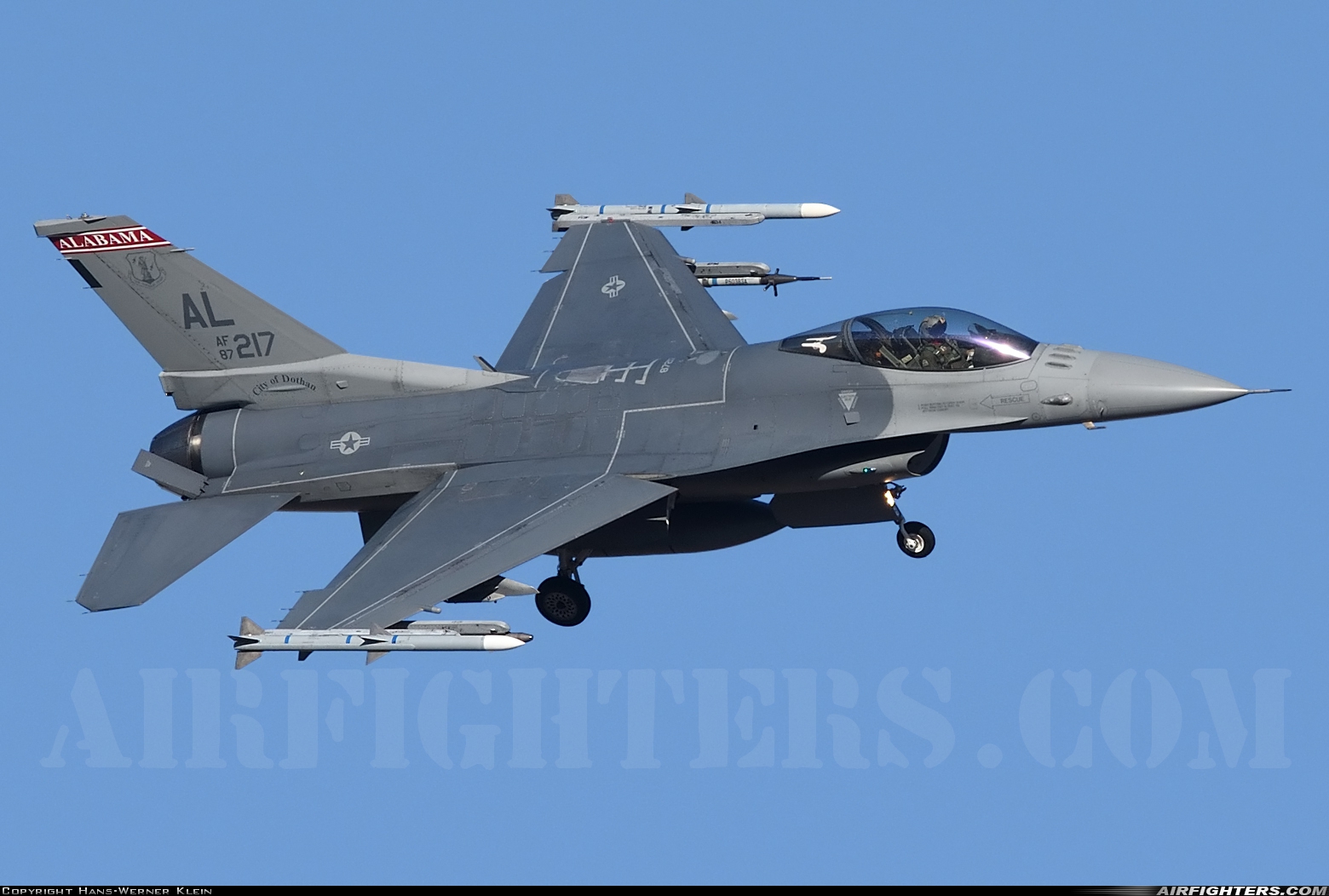 USA - Air Force General Dynamics F-16C Fighting Falcon 87-0217 at Las Vegas - Nellis AFB (LSV / KLSV), USA