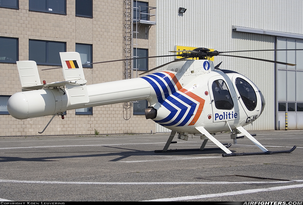 Belgium - Police MD Helicopters MD-520N Explorer G-15 at Brussels - National (Zaventem) / Melsbroek (BRU / EBBR / EBMB), Belgium