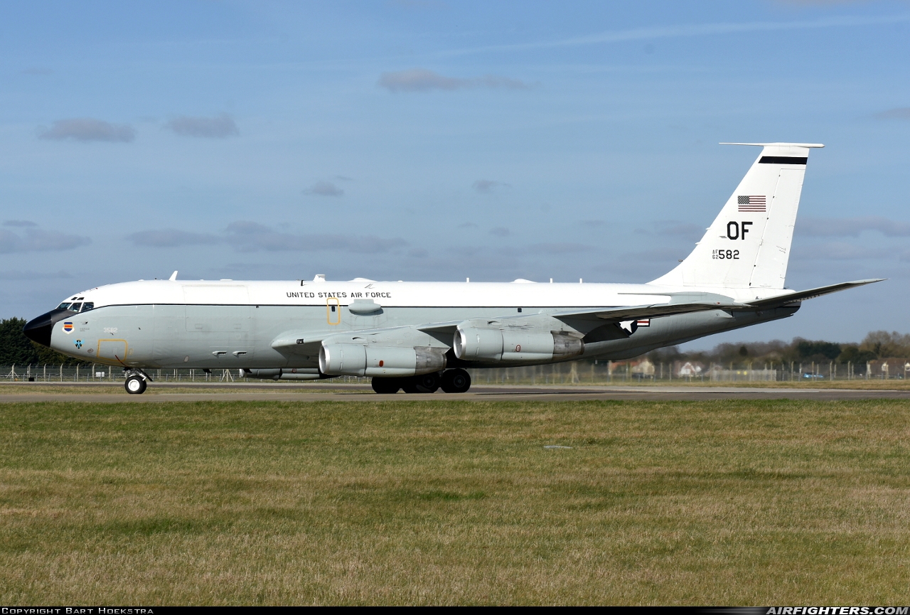 USA - Air Force Boeing WC-135C 62-3582 at Mildenhall (MHZ / GXH / EGUN), UK