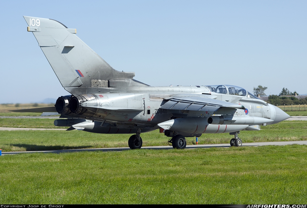 UK - Air Force Panavia Tornado GR4 ZD848 at Lossiemouth (LMO / EGQS), UK