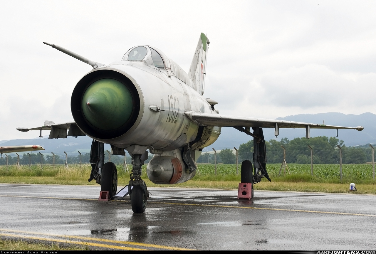 Slovakia - Air Force Mikoyan-Gurevich MiG-21R 1502 at Piestany (PZY / LZPP), Slovakia