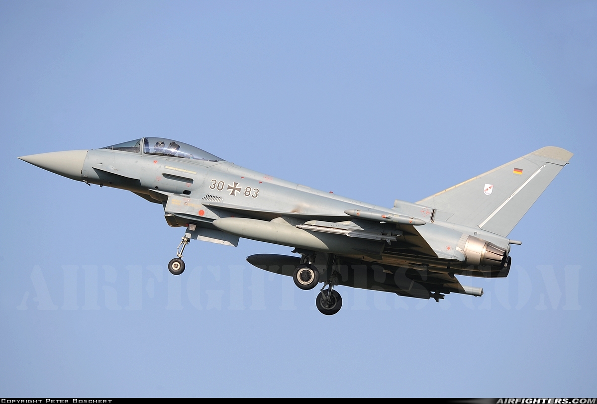 Germany - Air Force Eurofighter EF-2000 Typhoon S 30+83 at Norvenich (ETNN), Germany