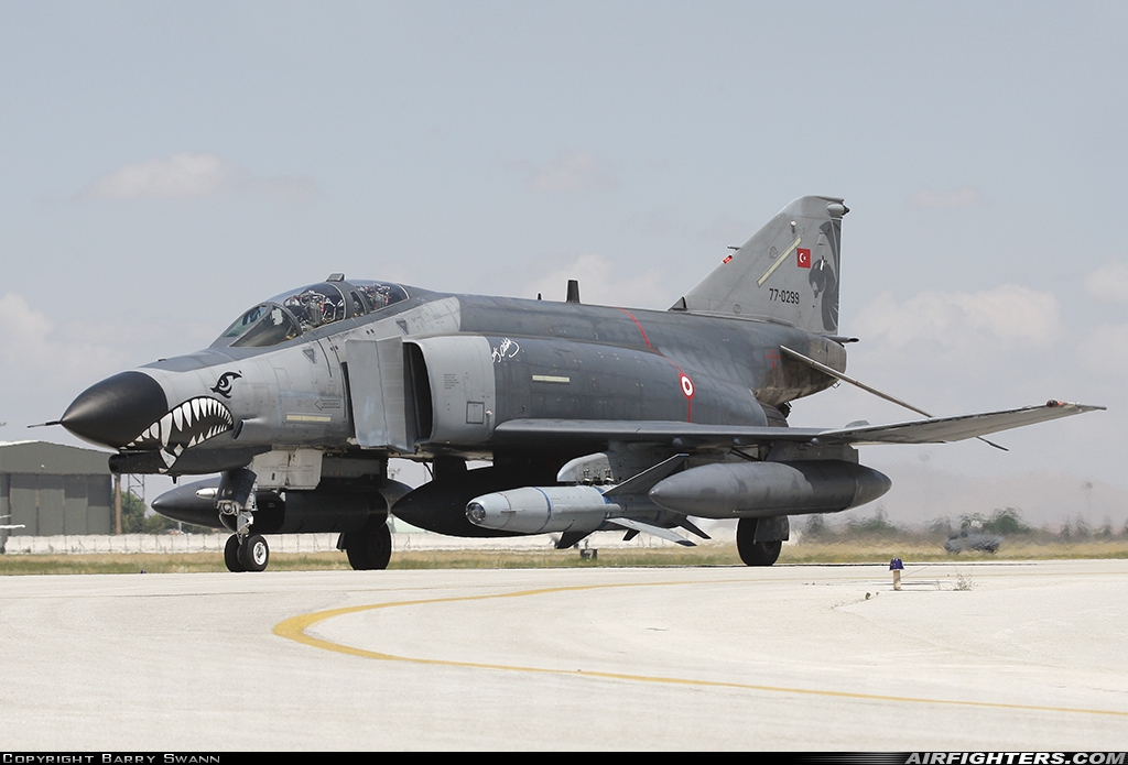 Türkiye - Air Force McDonnell Douglas F-4E-2020 Terminator 77-0299 at Konya (KYA / LTAN), Türkiye