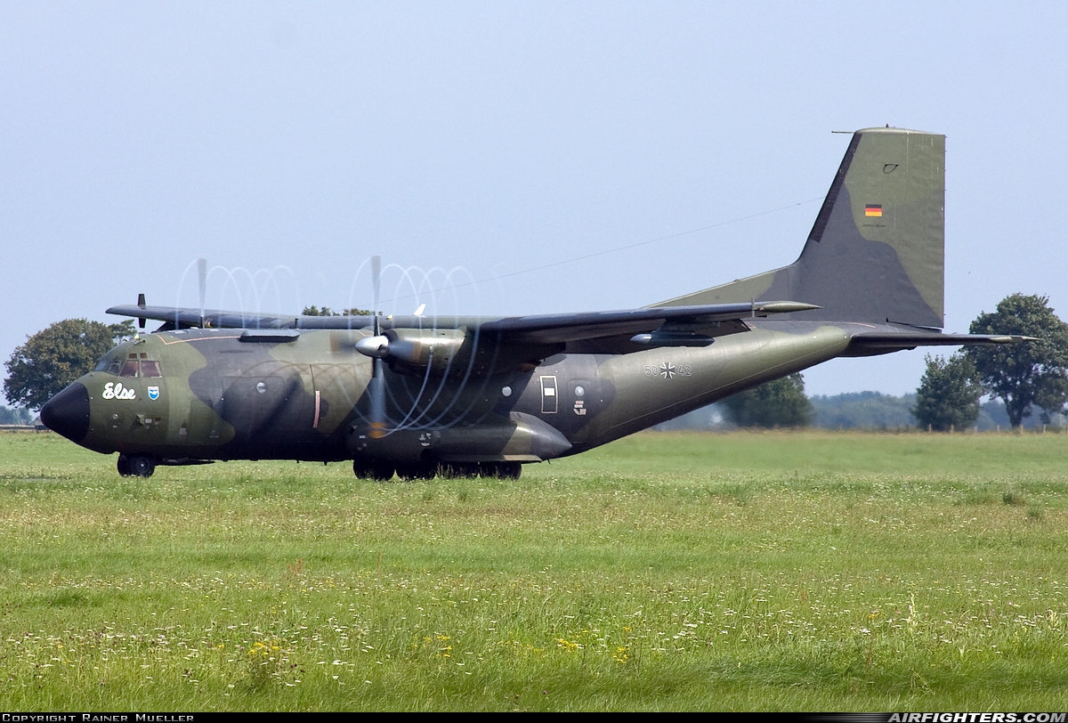 Germany - Air Force Transport Allianz C-160D 50+42 at Barth (BBH / EBBH), Germany