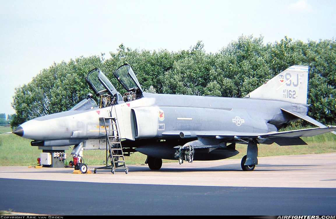 USA - Air Force McDonnell Douglas F-4E Phantom II 72-0162 at Leeuwarden (LWR / EHLW), Netherlands