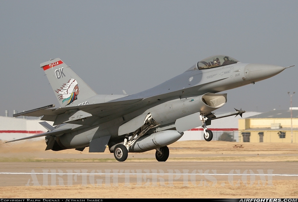 USA - Air Force General Dynamics F-16C Fighting Falcon 88-0530 at Tulsa - Int. (Municipal) (TUL / KTUL), USA