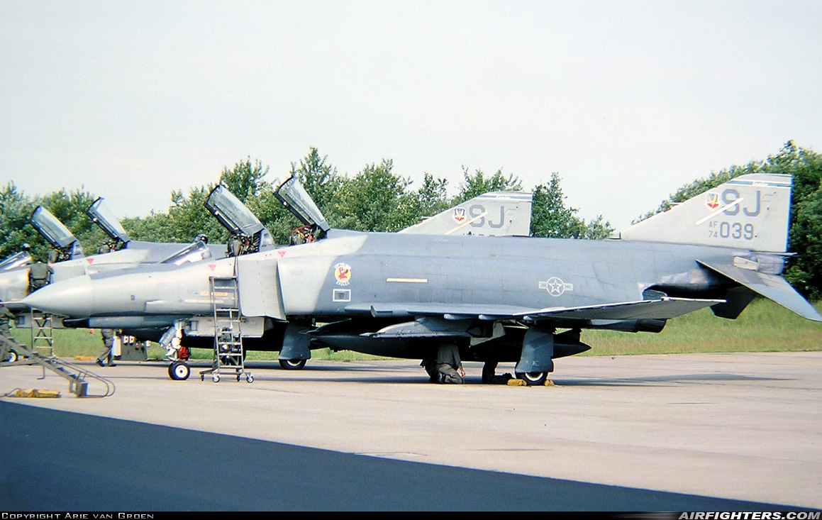 USA - Air Force McDonnell Douglas F-4E Phantom II 74-1039 at Leeuwarden (LWR / EHLW), Netherlands