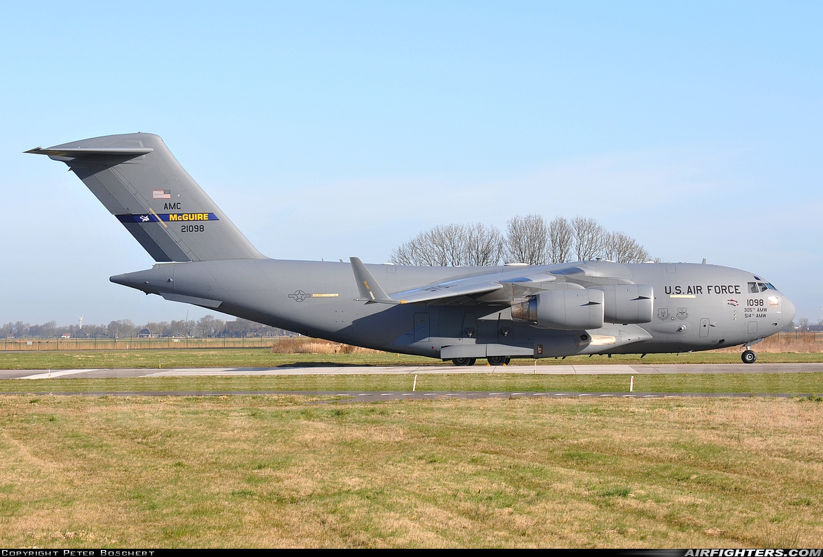 USA - Air Force Boeing C-17A Globemaster III 02-1098 at Leeuwarden (LWR / EHLW), Netherlands