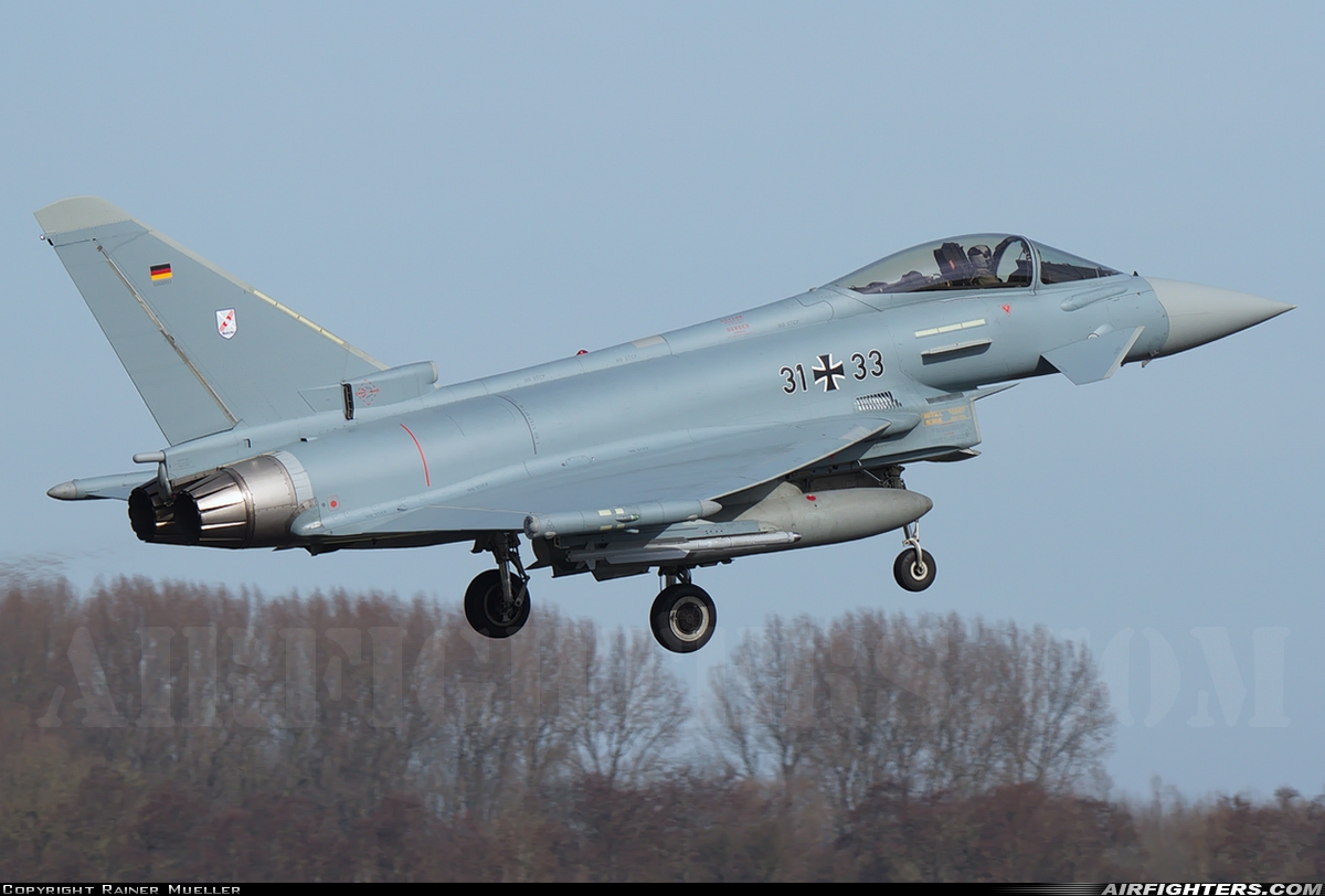 Germany - Air Force Eurofighter EF-2000 Typhoon S 31+33 at Leeuwarden (LWR / EHLW), Netherlands