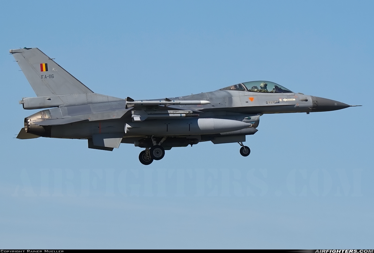 Belgium - Air Force General Dynamics F-16AM Fighting Falcon FA-116 at Leeuwarden (LWR / EHLW), Netherlands