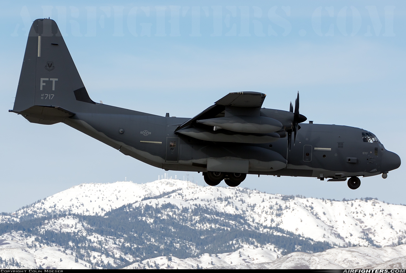 USA - Air Force Lockheed Martin HC-130J Hercules (L-382) 10-5717 at Boise - Air Terminal / Gowen Field (Municipal) (BOI / KBOI), USA
